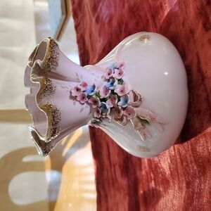 Lefton China hand painted vase